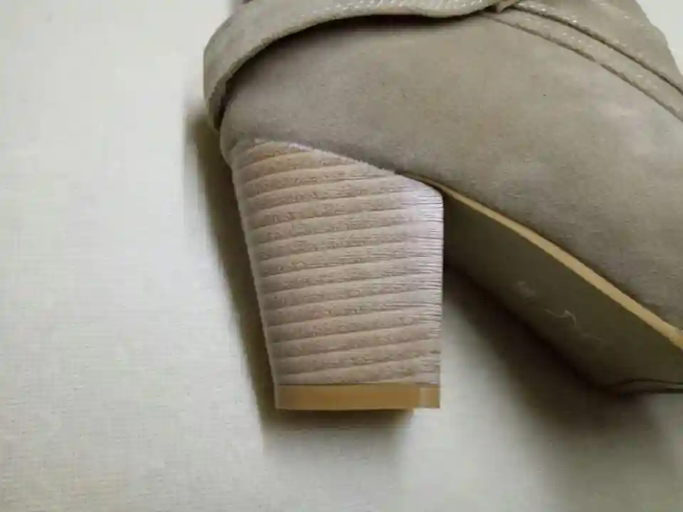 Boho Buckle Strap Heeled High Boots - Image 4