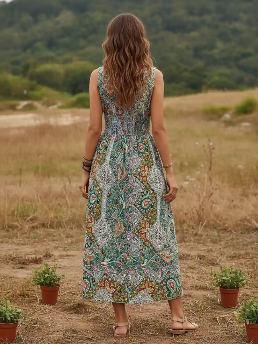 Boho Chic Midi Dresses - Image 3