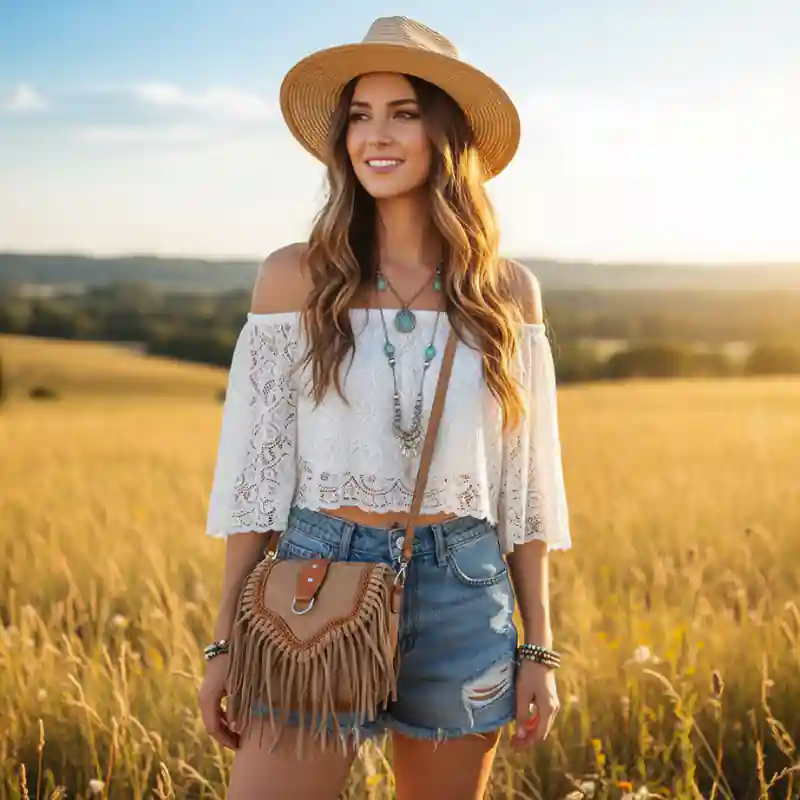 Boho Chic Shoulder Bag - Image 3