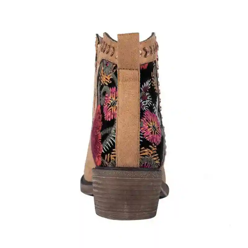 Boho Floral Camel Boots - Image 6