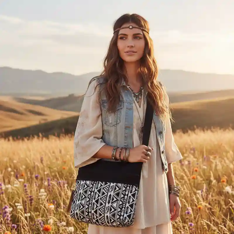 Boho Style Shoulder Bag - Image 3
