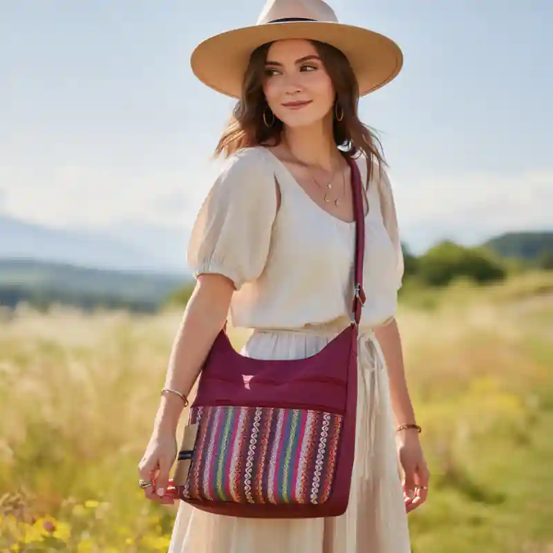 Boho Style Shoulder Bag - Image 6