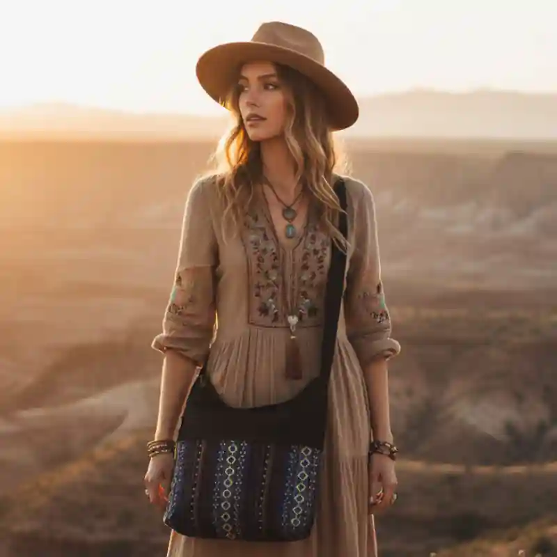 Boho Style Shoulder Bag - Image 8