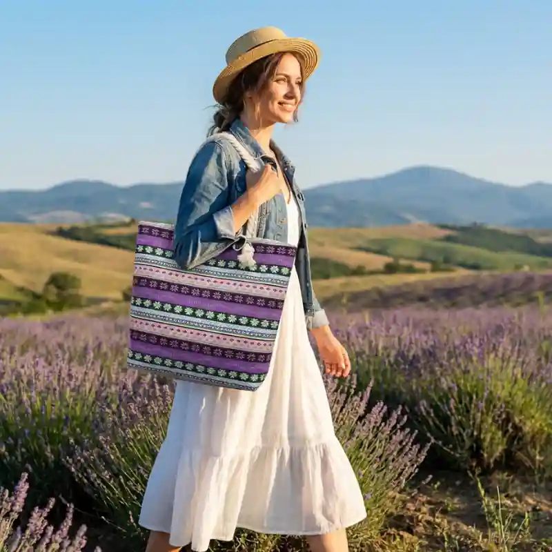 Boho Summer Beach Tote Bag - Image 4