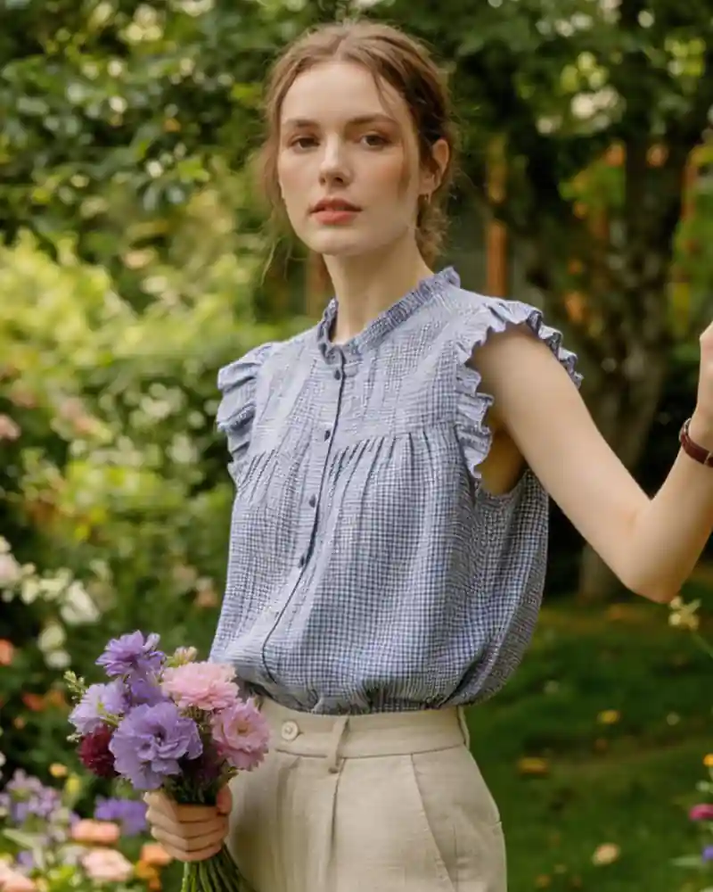 Chic Boho Blouse for Women - Image 3