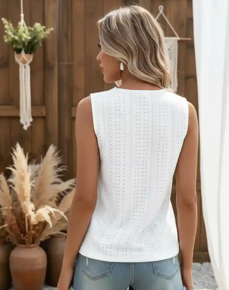 Embroidered Boho Blouse - Image 3