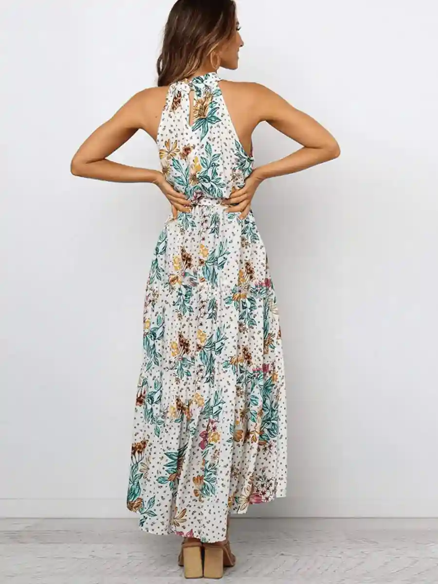 Floral Long Boho Dress - Image 3