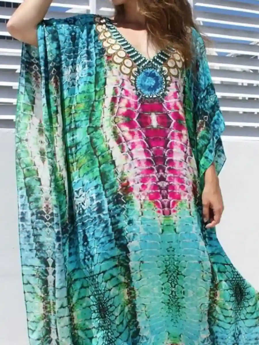 Plus Size Beach Dress - Image 4