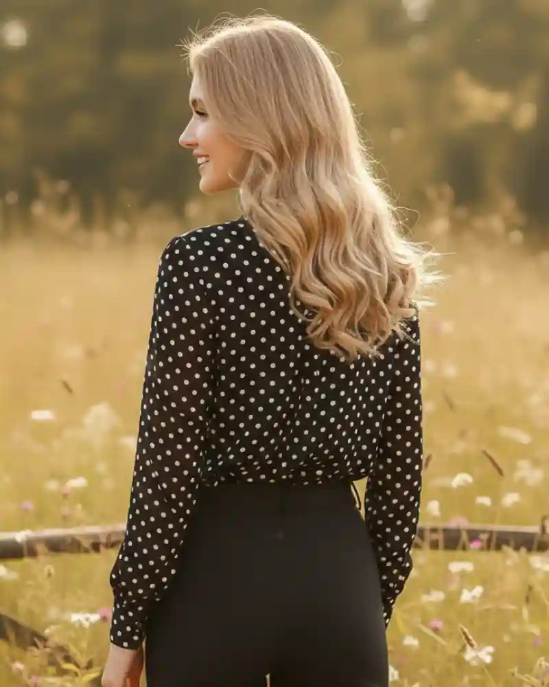 Polka Dots Blouse - Image 3