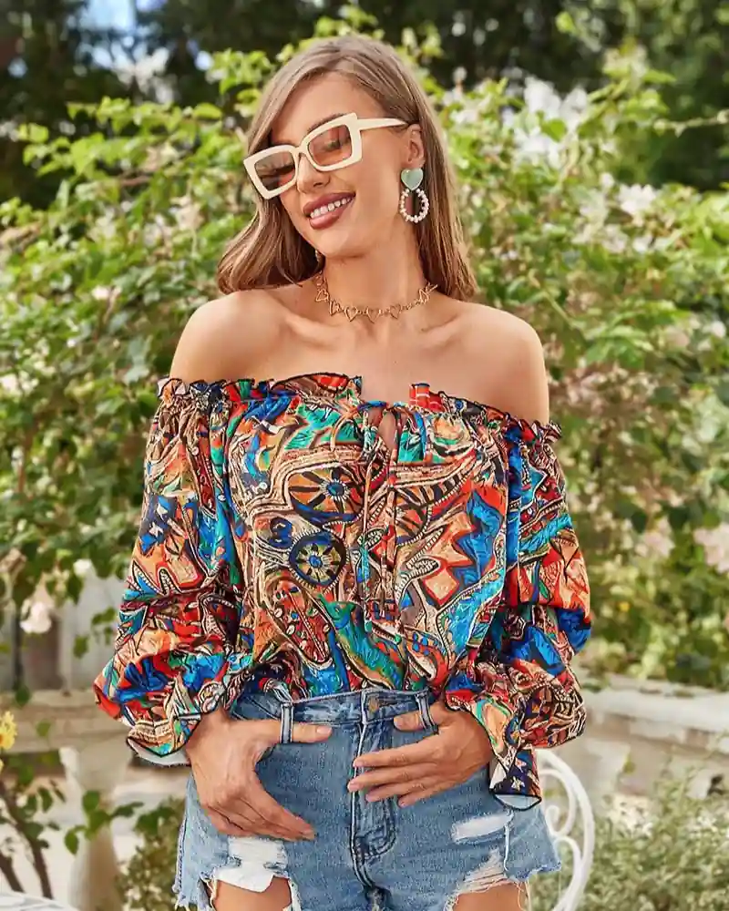 Romantic Blouse Women - Image 3