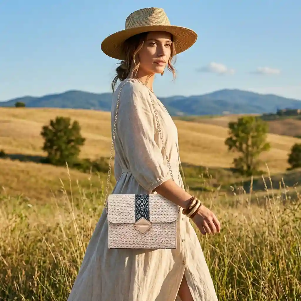 Stylish Boho Shoulder Bag - Image 4